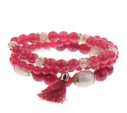 Bohemia3Pcs Set Crystal Beads Bracelets