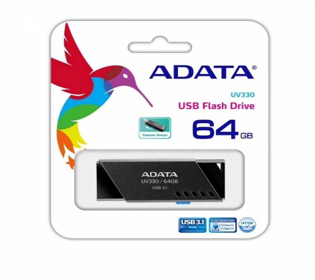 ADATA 64GB UV330 USB 3.1 ফ্ল্যাশ ড্রাইভ বাংলাদেশ - 775852