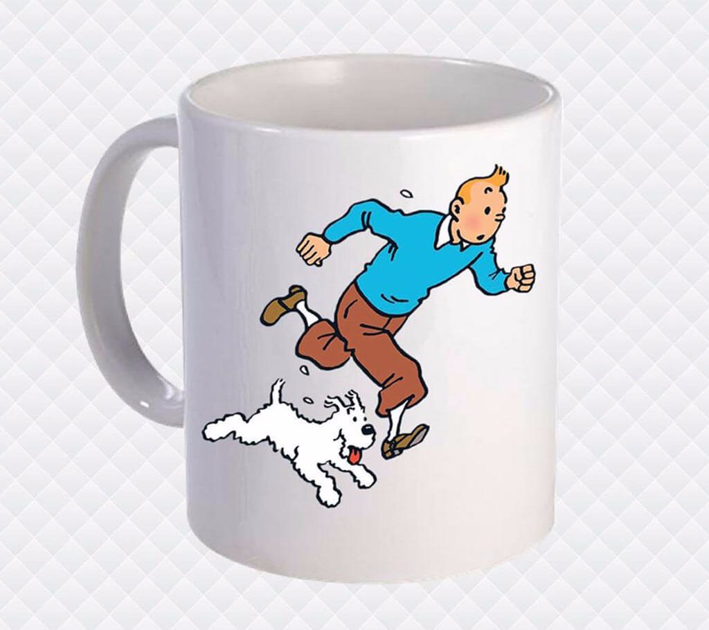 Tintin প্রিন্টেড সিরামিক মগ বাংলাদেশ - 404376