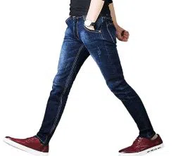 Gents Semi Narrow Fit Stretchable Jeans Pant 