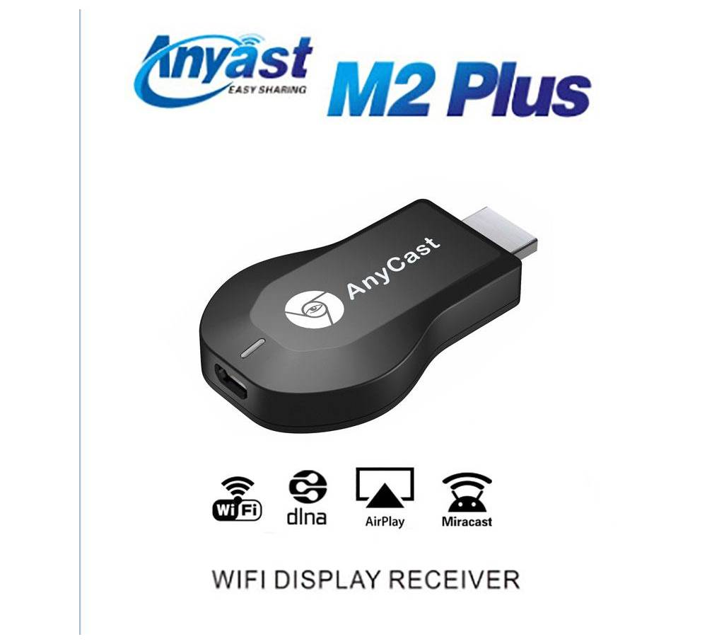 AnyCast M2 Plus Wireless WiFi ডিসপ্লে ডঙ্গল রিসিভার বাংলাদেশ - 919834