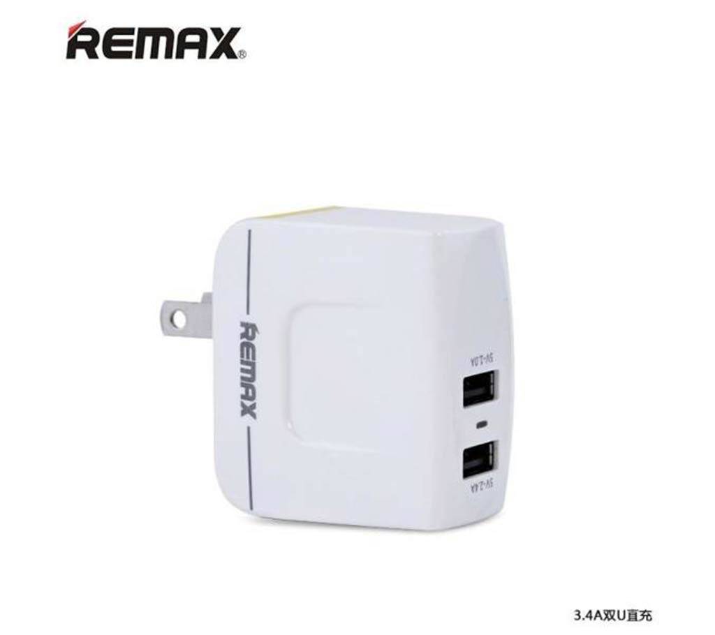 Remax USB চার্জার ডুয়াল Port 3.4A RMT6188 বাংলাদেশ - 603600