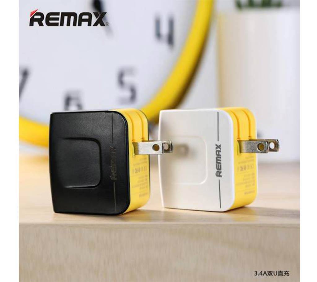 Remax RMT6188 USB চার্জার ডুয়াল পোর্ট 3.4A বাংলাদেশ - 603603