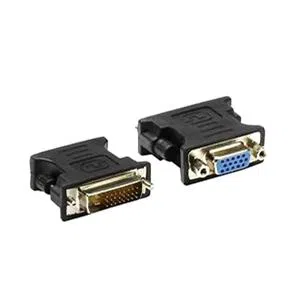 Male DVI-D to Female VGA Adapter - Black