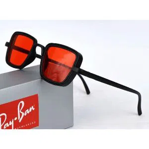 New Black Frame Red Vision Kabir Singh Sunglasses For Men