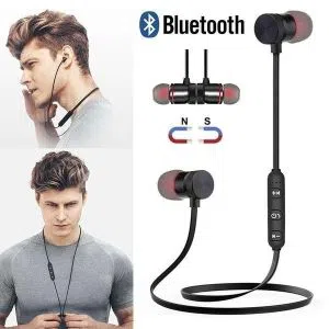 Wireless Bluetooth Earphone Stereo Music Sport Headphone In Ear Headset with Mic