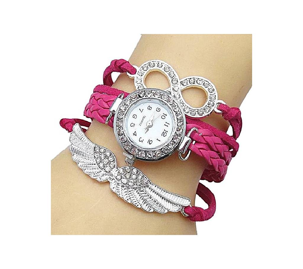 Pink Bracelet Analog Watch for Women বাংলাদেশ - 722683