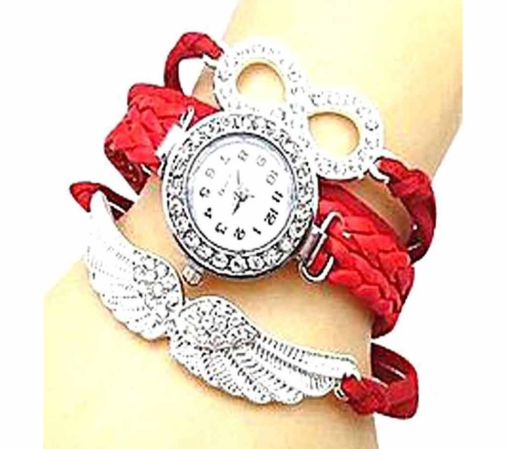 Red Bracelet Watch for Women বাংলাদেশ - 722690