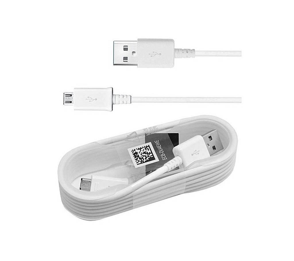 USB Data Cable for Smart Phone - White বাংলাদেশ - 665737