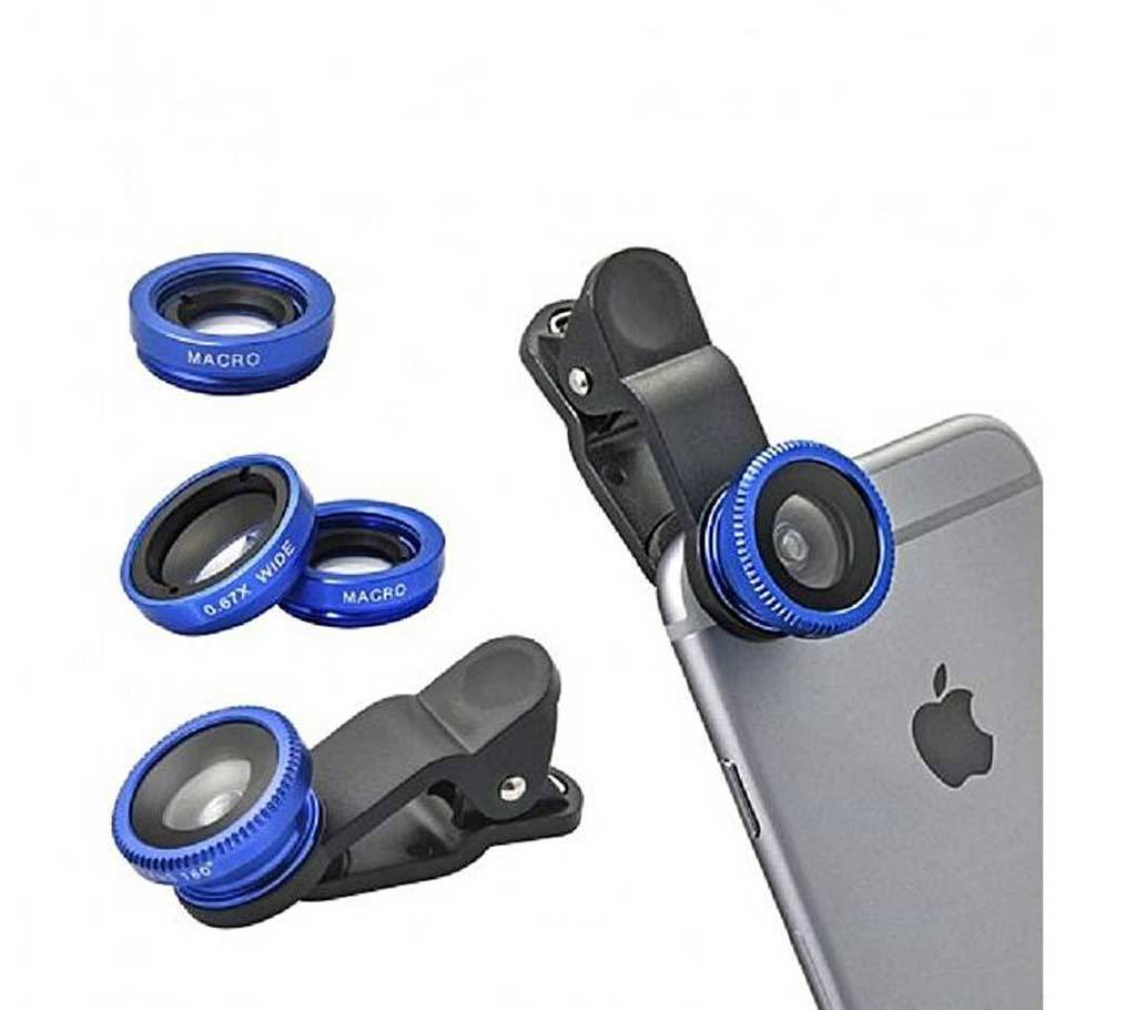 Universal Clip Lens For Mobile - Blue বাংলাদেশ - 665746