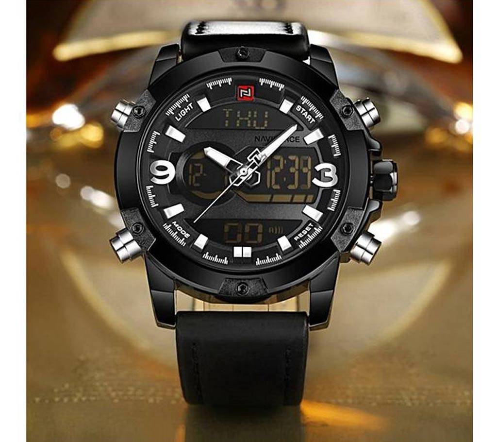 Naviforce NF9097 - Leather Wrist Watch for Men বাংলাদেশ - 724041