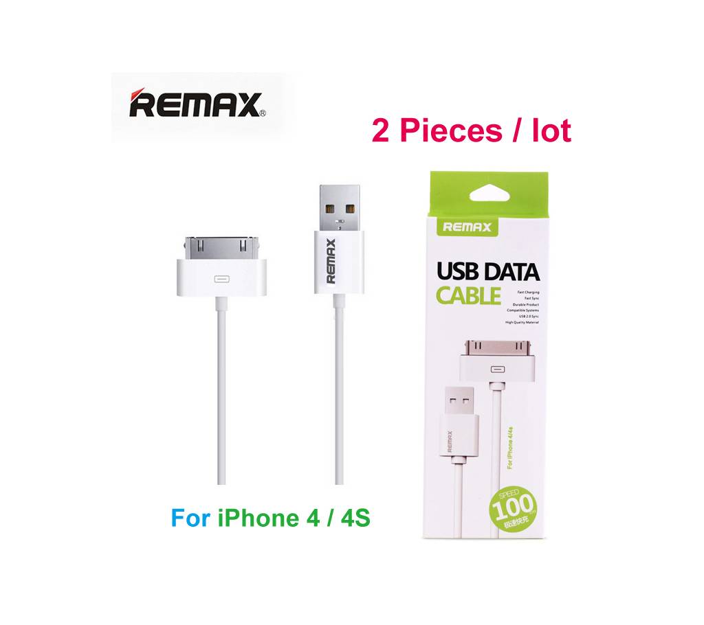 Remax USB Iphone Data Cable 100 Speed বাংলাদেশ - 724205