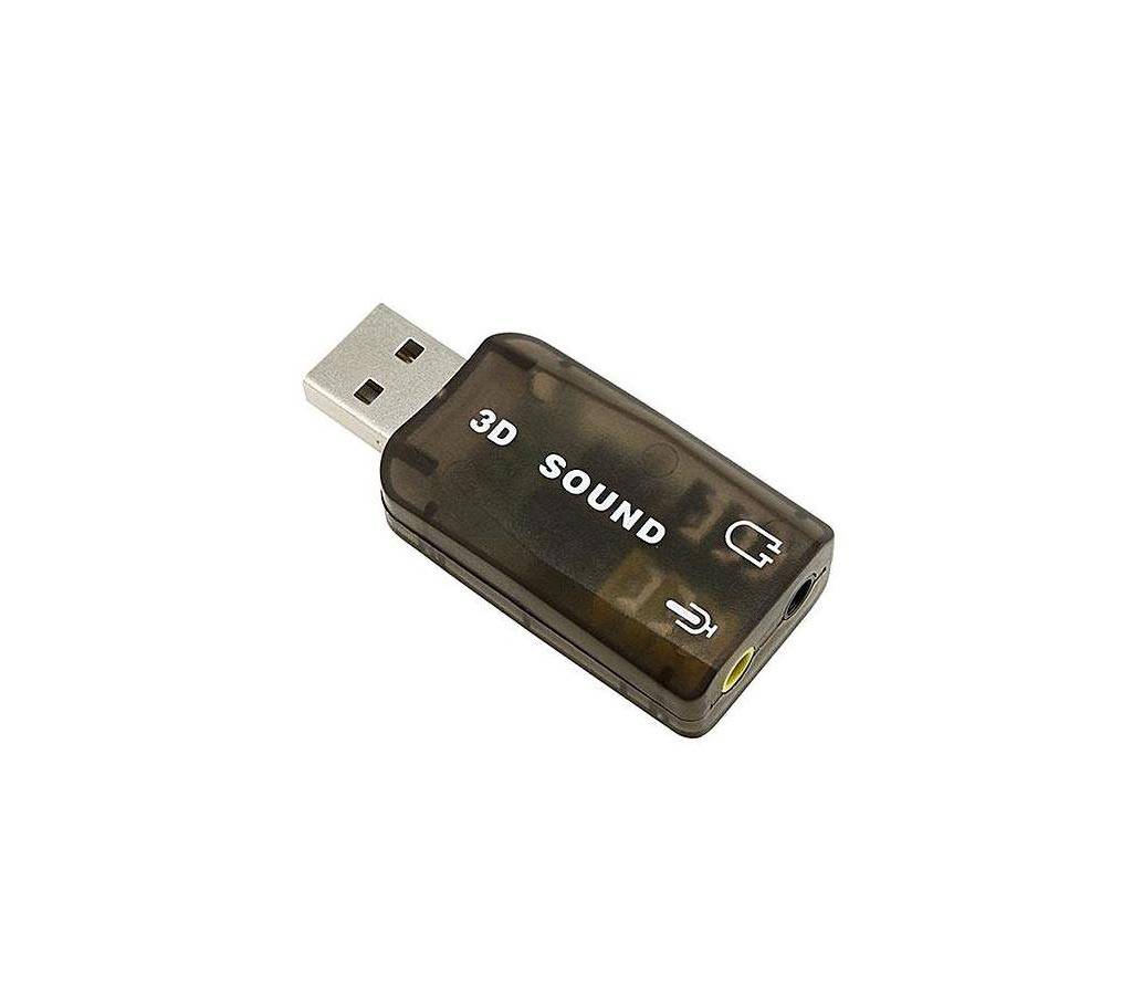 USB Sound Card Adapter 5.1 for PC, Desktop, Notebook বাংলাদেশ - 667633