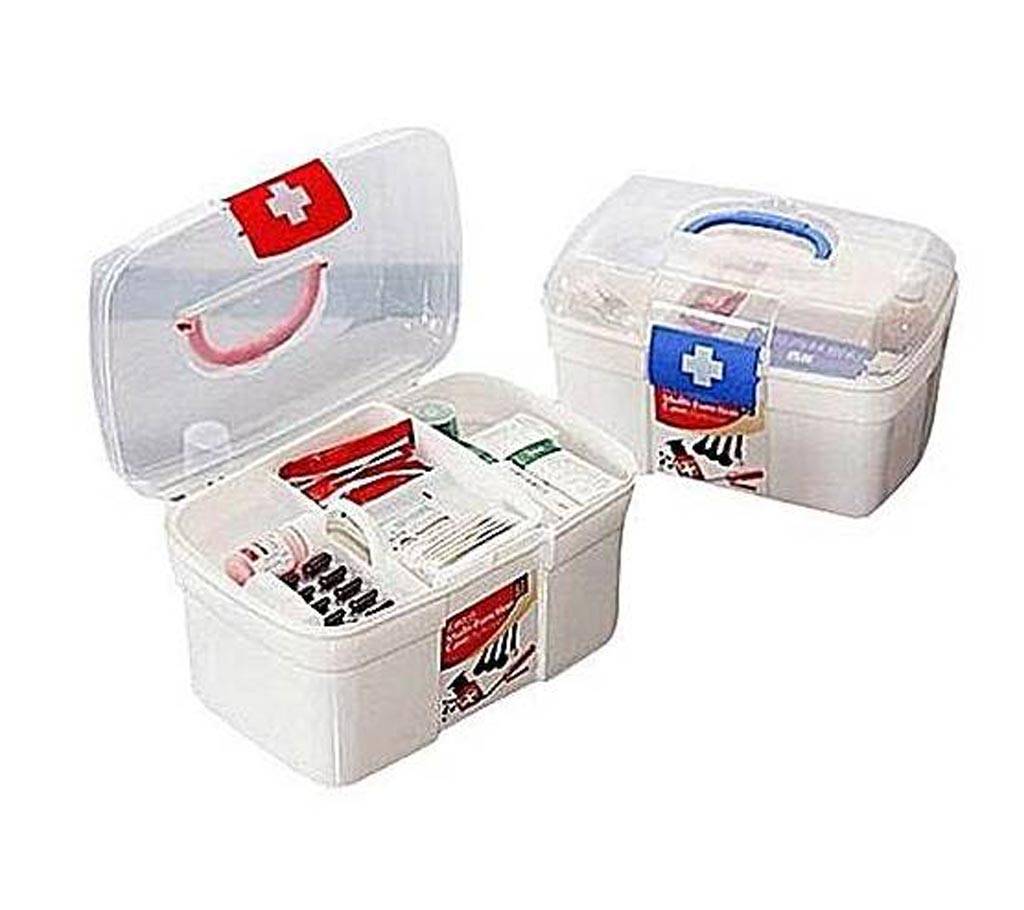 First Aid Kit Box - White বাংলাদেশ - 668855