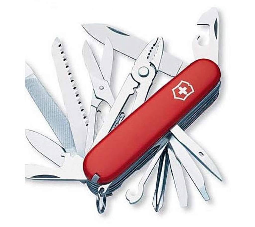 12 in 1 Multi function Army Knife - Red and Silver বাংলাদেশ - 669971