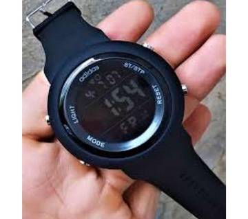 adidas black digital watch