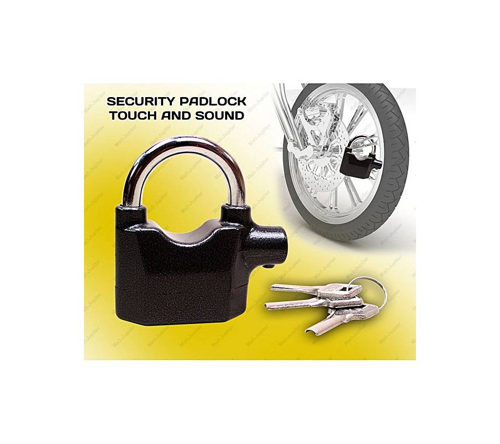 Security Alarm Lock - Black বাংলাদেশ - 645179