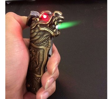 Dragon Gas lighter with knife