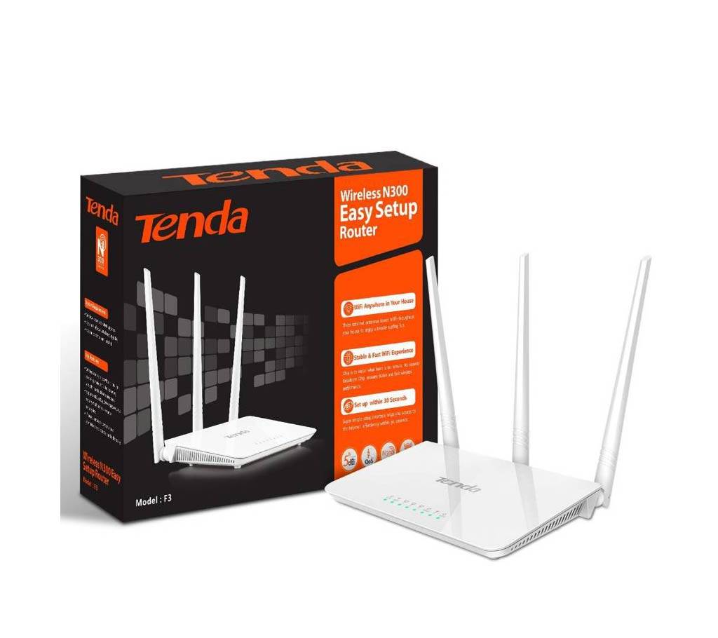 Tenda F3 300Mbps Wireless রাউটার বাংলাদেশ - 663071