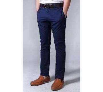  twill gabardine pant for men-blue 