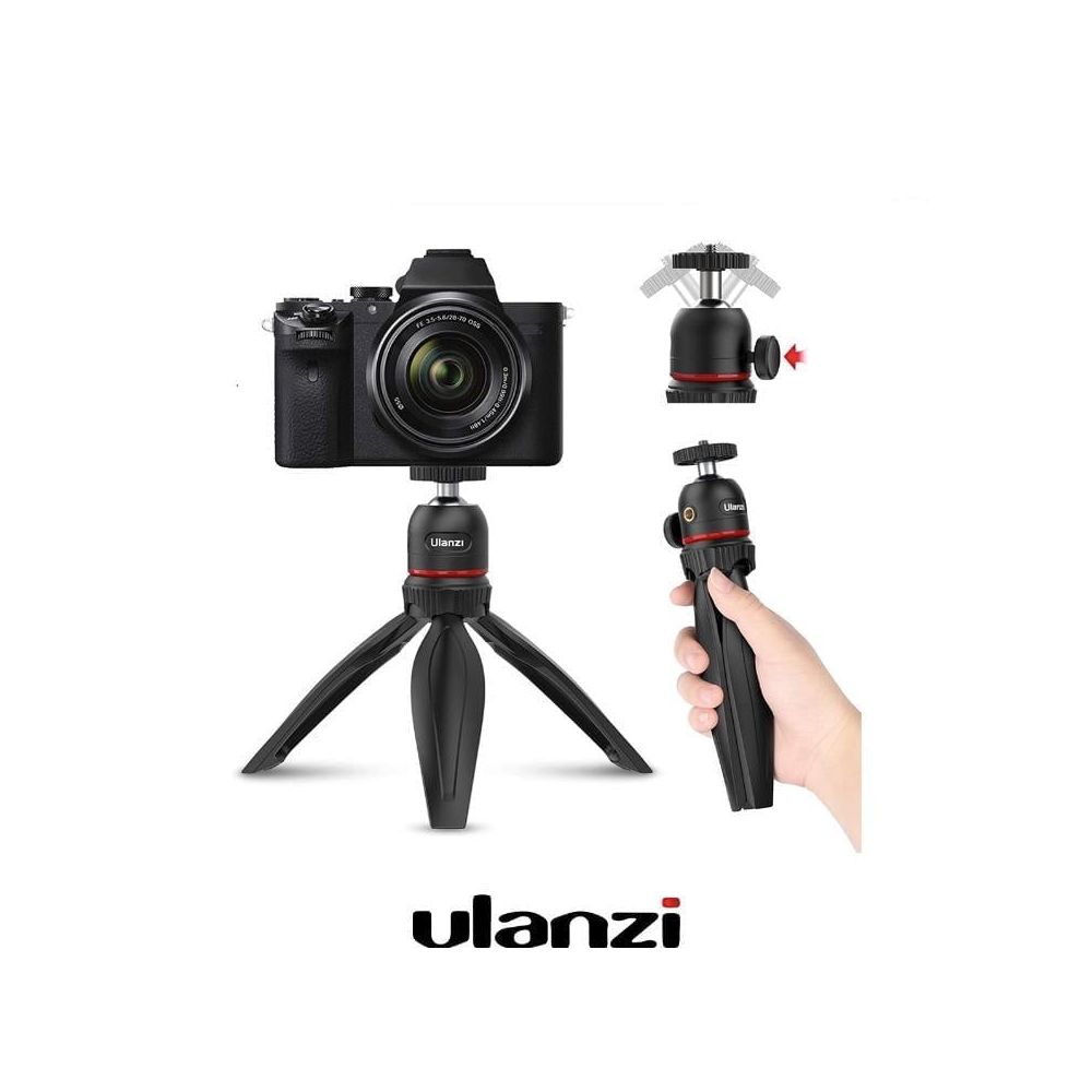 Ulanzi MT-17 Mini Tripod with 360 Degree Rotatable Ball Head For Phone Camera DSLR 