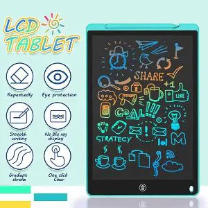 LCD Multi Color Writing 12" Inch Tab for Kids (EID-SPECIAL)