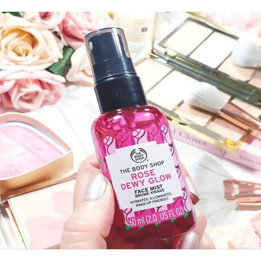 The Body Shop Rose Dewy Glow Face Mist 60ml - UK