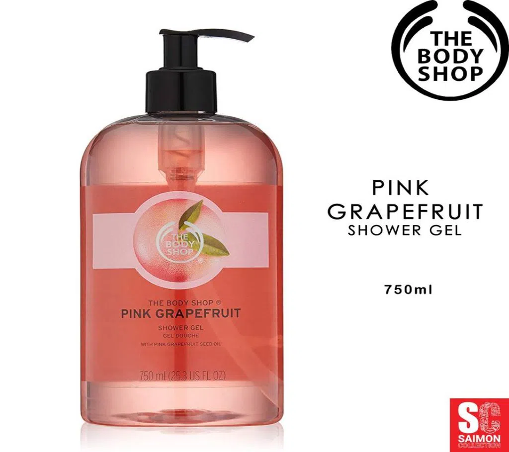 UK body shop pink grapefruit shower gel 750ml-UK 