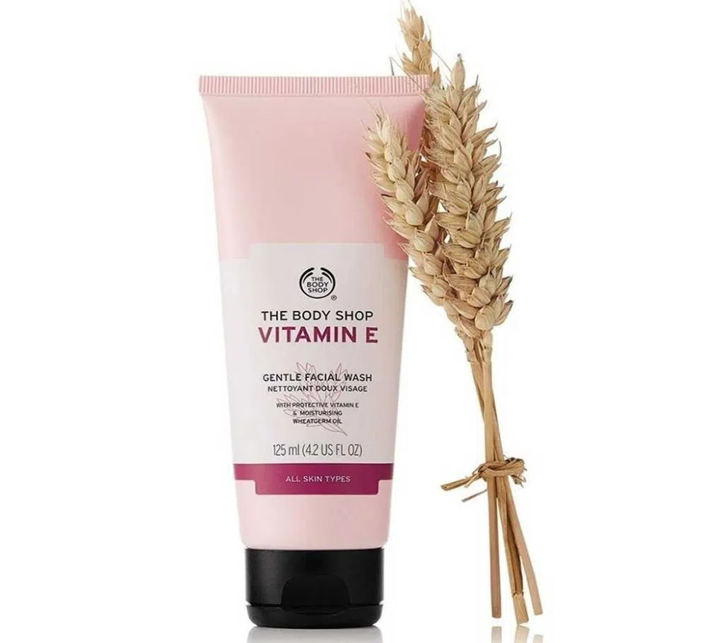 Body Shop Vitamin E Face Wash 125ml-UK 