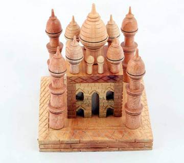 Hand Craft Wooden Taj mahal Show Piece