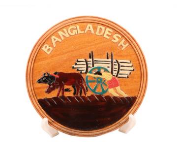 Handcrafted Wooden Bangladesh Showpiece