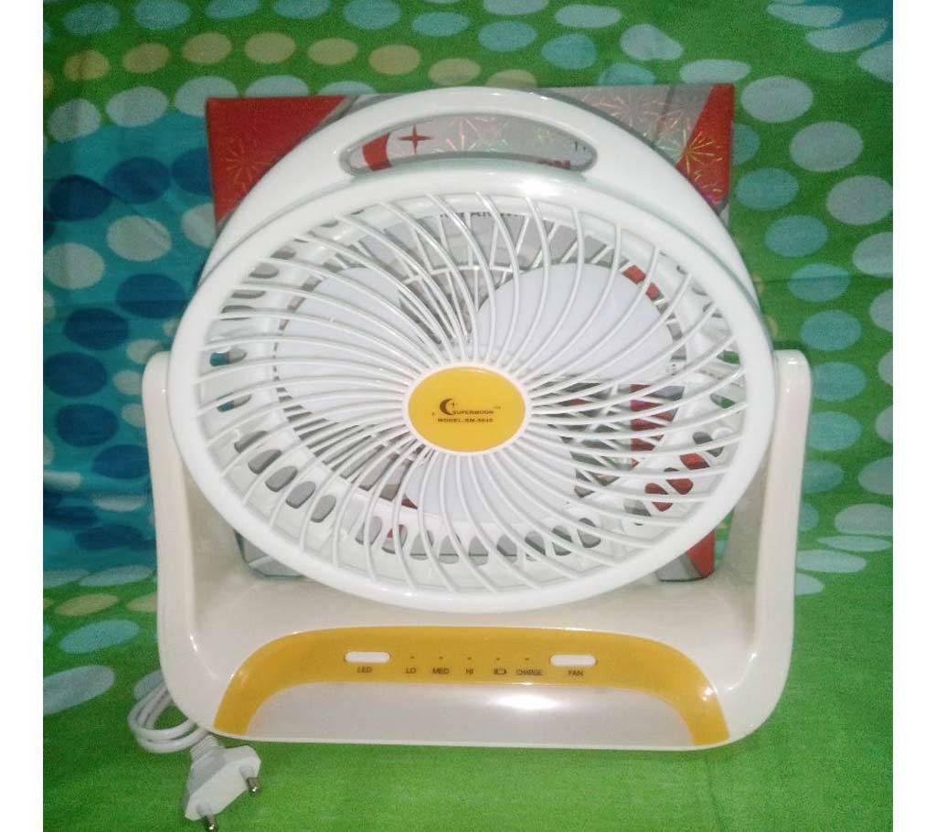 Rechargeable Fan with Light বাংলাদেশ - 664016