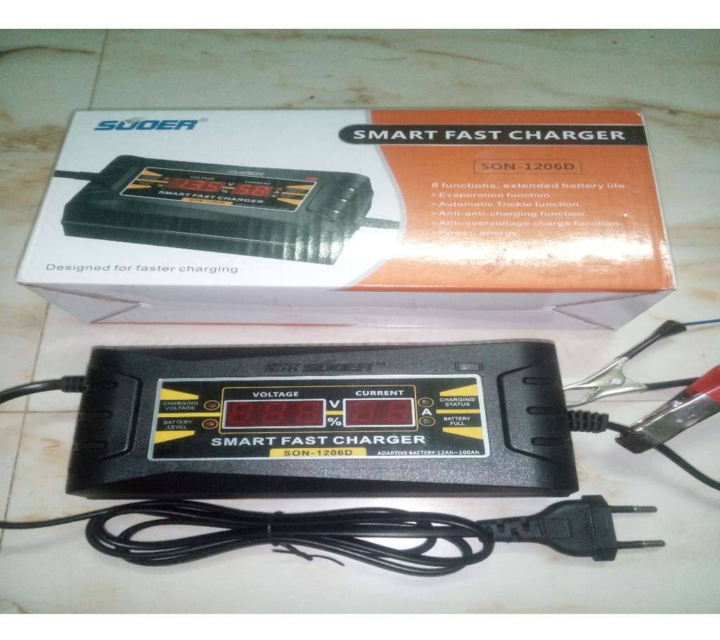 Battery Auto Charger Digital-6A বাংলাদেশ - 638954