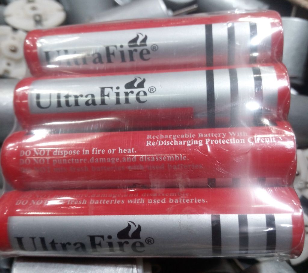 Ultra Fire রিচার্জেবল ব্যাটারি 3.7 Volt বাংলাদেশ - 902616