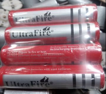 Rechargeable Battery Ultra Fire 3.7 Volt.
