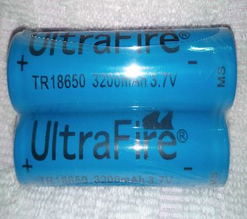 Rechargeable Battery Ultra Fire 3.7 Volt.