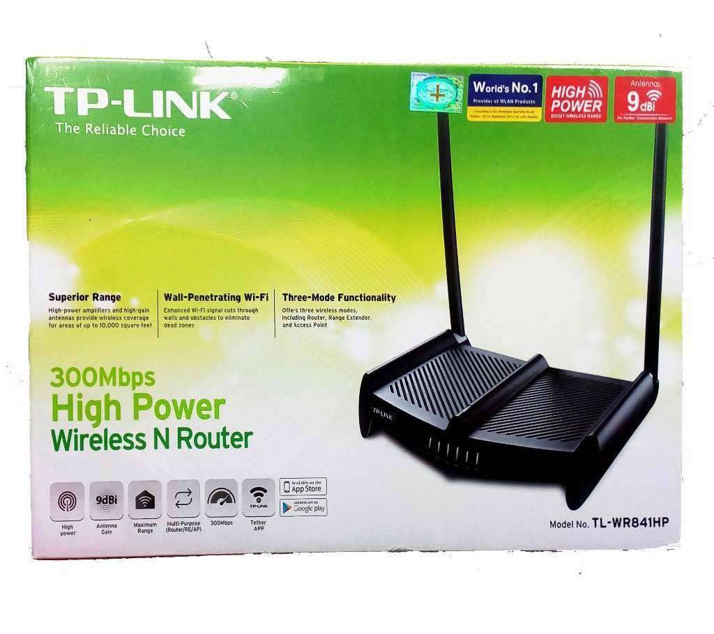 TP-Link TL-WR841HP 300Mbps WI-FI-ওয়্যারলেস রাউটার HP বাংলাদেশ - 703736