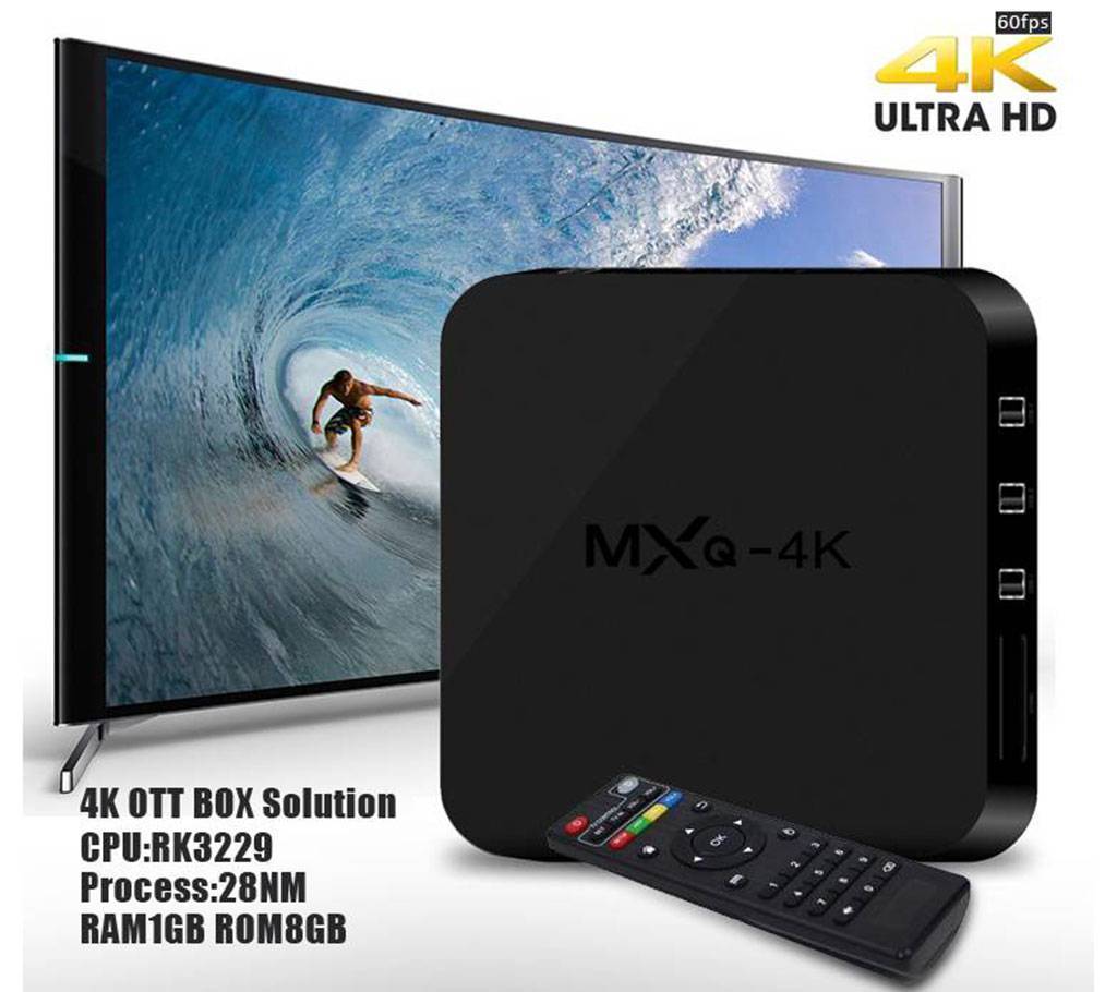 MXQ-4K অ্যান্ড্রয়েড স্মার্ট টিভি বক্স বাংলাদেশ - 704031
