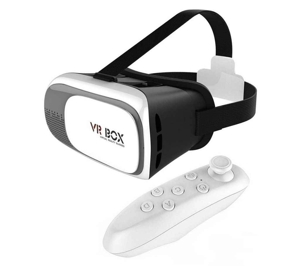 VR Box 2.0 3D গ্লাস উইথ রিমোট কন্ট্রোলার বাংলাদেশ - 531512