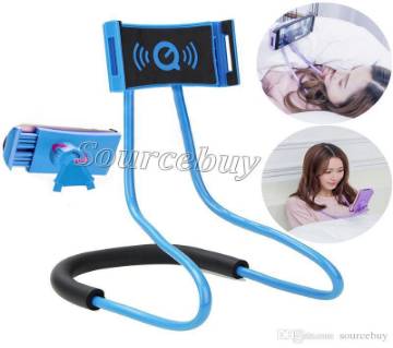 Neck Cell Phone Holder 360 Degree Mobile Stand multicolor