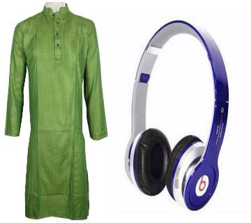 burmese-cotton-punjabi-for-men-beats-solo-2-wired-headphones