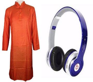 burmese-cotton-punjabi-for-men-beats-solo-2-wired-headphones