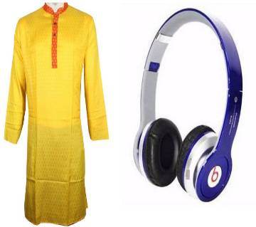 burmese-cotton-punjabi-for-men-beats-solo-2-wired-headphones