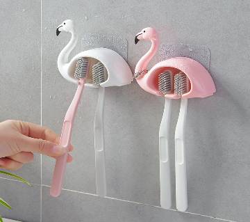 Flamingo Tooth Brush Holder,Pink