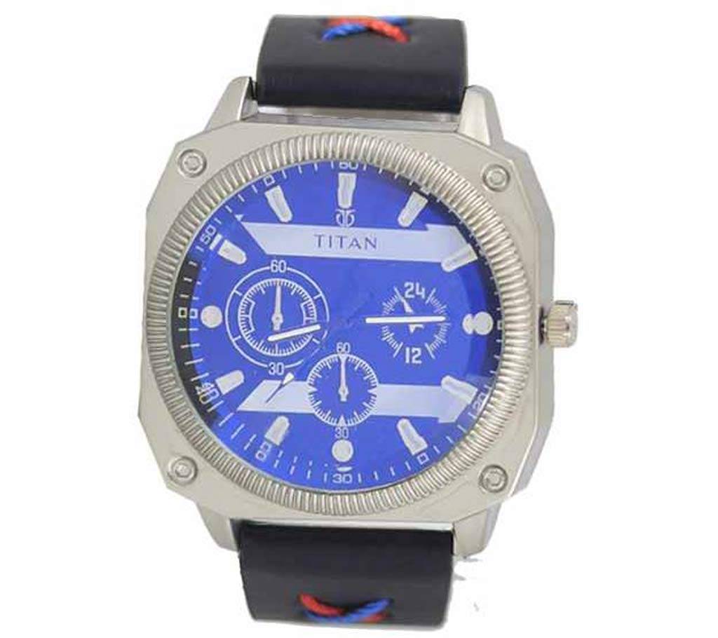 Titan Men's Wrist Watch- Blue (কপি) বাংলাদেশ - 711154