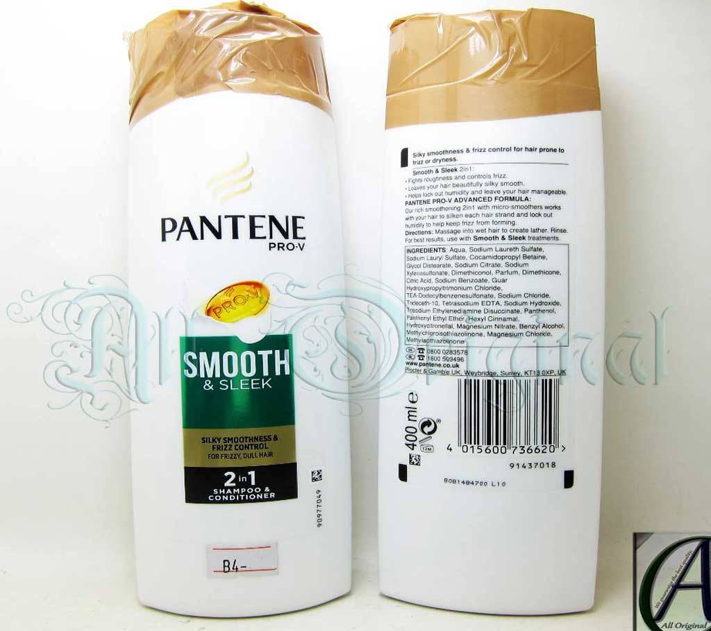 Pantene Pro-V 2in1 Shampoo Smooth & Sleek 400ml (EU) বাংলাদেশ - 718082