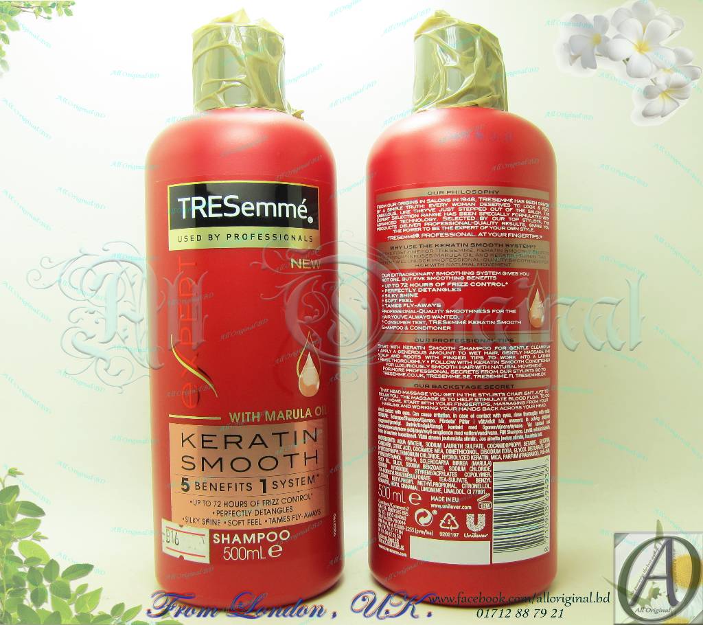 Tresemmé Keratin Smooth Restoring Shampoo 500ml (EU) বাংলাদেশ - 718230