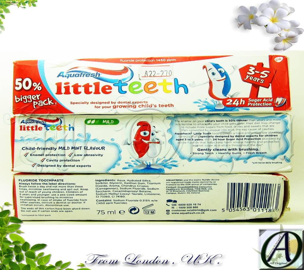 Aquafresh Milk Teeth Toothpaste  (3-5 years) বাংলাদেশ - 716399