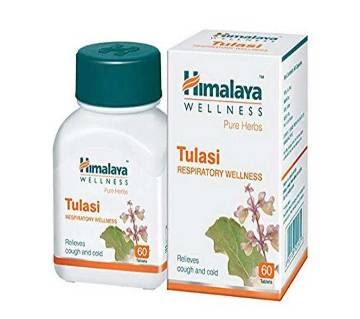 Himalaya Pure Herbs Tulasi Respiratory Wellness - 60 Tablets-India