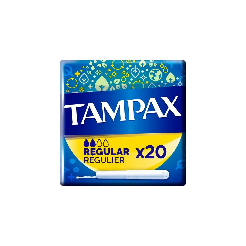 Tampax Tampons Applicator Regular 20 Pack UK